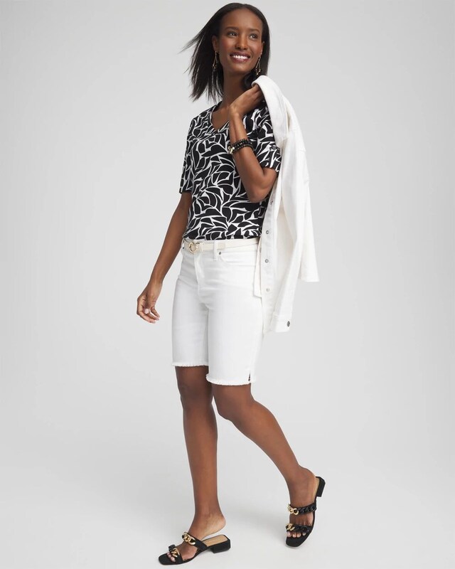 Modern Everyday V-neck Tee - image 2